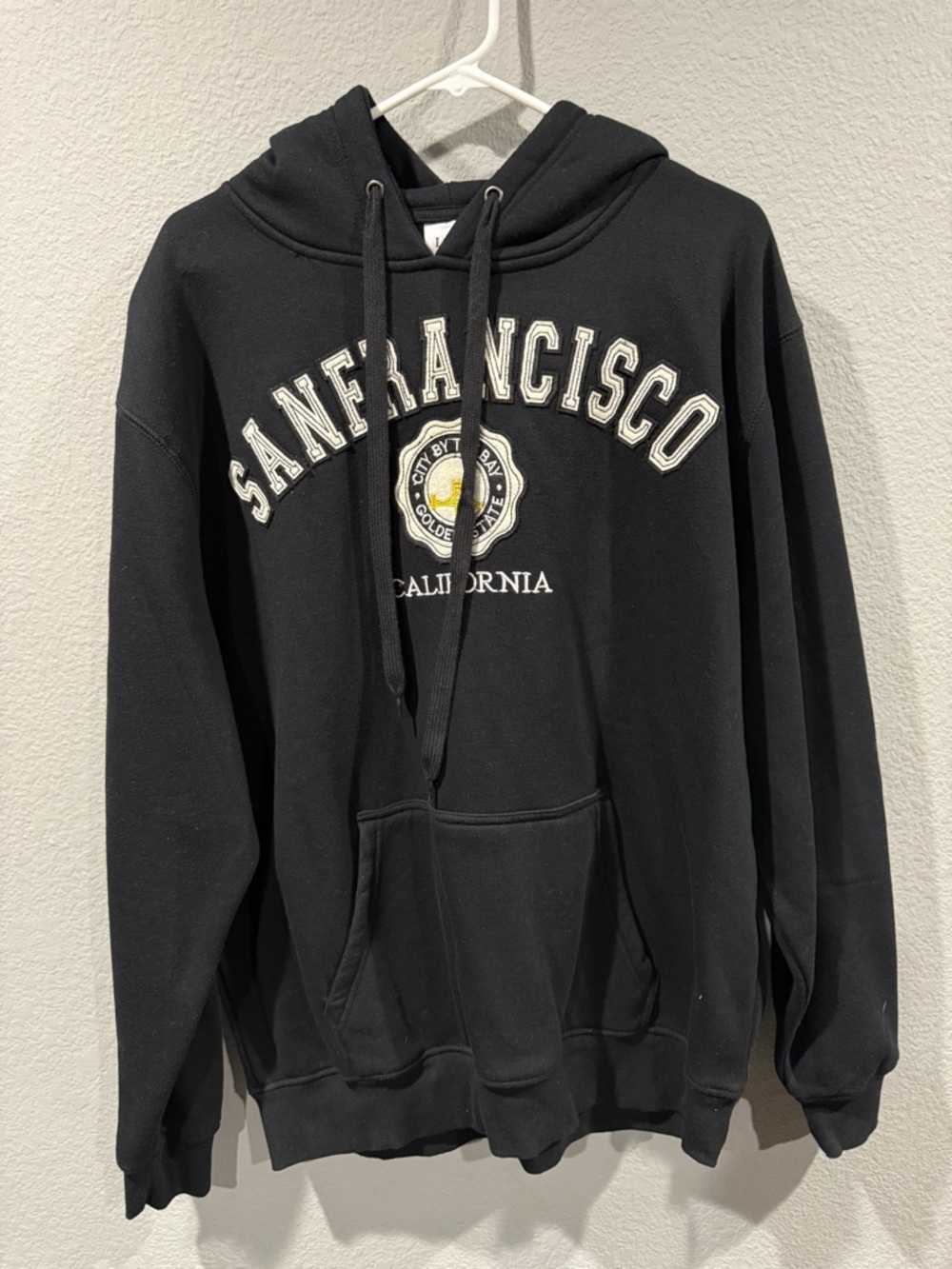 San Francisco California Black Pullover Hoodie